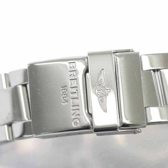 BREITLING Superocean II A17365 Automatic Date Blue Dial Mens Watch 90268026 - Picture 7 of 7